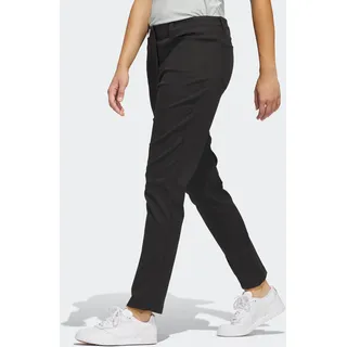 Golfhose ADIDAS PERFORMANCE "ULTIMATE365 TWISTWEAVE FIVE-POCKET", Damen, Gr. 40, K-Gr, schwarz (schwarz k, gr, kurz, gr.), Obermaterial: 100% Polyester, Hosen Golfhose