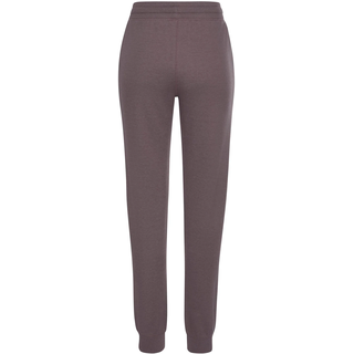 Loungehose BENCH. LOUNGEWEAR, Damen, Gr. 36/38, N-Gr, lila (mauve, meliert), Jersey, Obermaterial: 60% Baumwolle, 40% Polyester, meliert, unifarben, Basic, Basic lang, Hosen Loungehose, mit aufgesetzten Taschen, Loungewear, Topseller