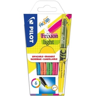 Pilot Pen PILOT FriXion light Textmarker farbsortiert, 6 St.