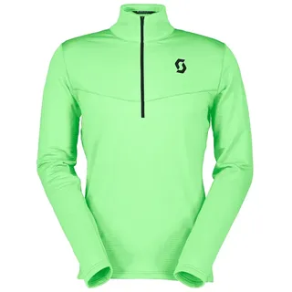 Scott Defined Light Fleece Mit Halbem Reißverschluss - Glow Green - L