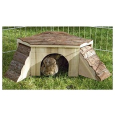 Kerbl Pet Nagerhaus mit Rampen NATURE 34 x 34 x 15 cm, ohne Rampen 25 x 25 x 15 cm