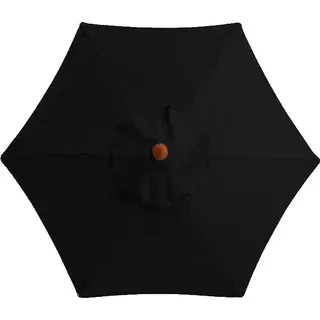 Sonnenschirmhülle, wasserdichtes Gewebe, UV-Schutz, schwarz, 3M 8Rippen - Schwarz