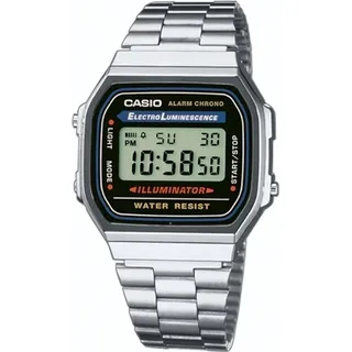 Casio Vintage A168WA Edelstahl 36,6 mm 1YES