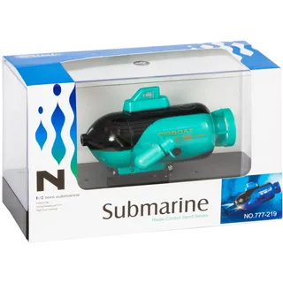 Invento just Play - RC Mini u-Boot Submarine, uboot, Wasserspiele Badewanne Schiff u Boot mit Fernsteuerung 2-Kanal 40 oder 27 MHz, Pool, Schwimm Boot ferngesteuert für Kinder, Spielzeug ab 8 Jahre