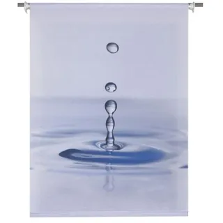 Klemmrollo , Naturfarben , Textil , 60x150 cm , Länge universell einstellbar , Heimtextilien, Vorhänge, Rollos, Rollos