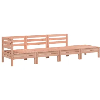 vidaXL Gartensofa 4-Sitzer Massivholz Douglasie