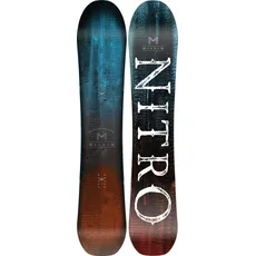 Nitro Snowboards Herren Magnum Wide Board '22 All Mountain Freeride Freestyle Board für Große Füße, Multicolour, 167