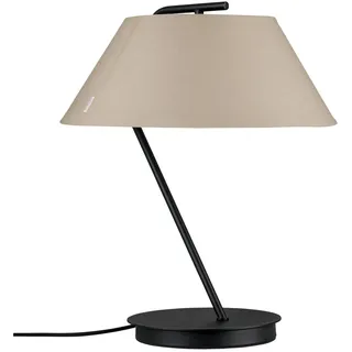 Paulmann Neordic Narve Tischleuchte max 1x60W E27 Beige/Schwarz 230V Stoff/Meta
