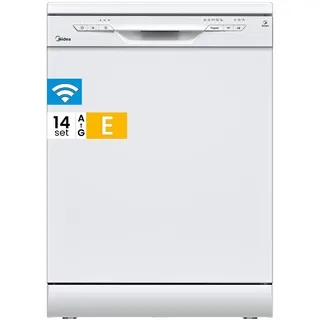 Midea SF 3.60NW PRO Geschirrspüler (freistehend, 598 mm, Weiß)