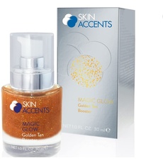 inspira: cosmetics Skin Accents Magic Glow Golden Tan Booster beschleunigt beim Sonnebaden den natürlichen Bräunungsprozess - macht sonnenstrapazierte Haut zart 30 ml