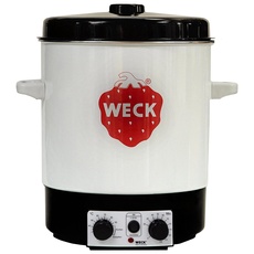 WECK Einkochautomat WAT 15 (Einkochtopf emailliert, Heißwasserspender, Glühweinkocher, mit Thermostat, mit Zeitschaltuhr, 29 Liter) 6830