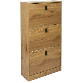 HOME DECO FACTORY Waschbeckenunterschrank Bambus 2 Türen Natur
