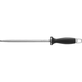 Zwilling Wetzstahl, Verchromt, Kunststoffgriff, 26 cm, Schwarz