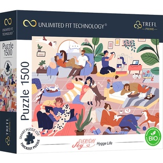 Trefl Puzzle: 1500 Elemente Dickste Pappe, Bio, Entspannend, Erholsam, Moderne, Kreative Unterhaltung, Erwachsene und Kinder ab 12 Jahren Hochelement, UFT Everyday Joy Hygge Life