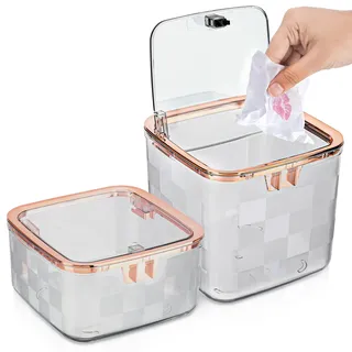 Belle Vous Kleiner Abfalleimer 1,4 l Grau