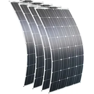 Solarpaneele, 100W und 200W Leistung, flexibles Design, 4 Stück 100W