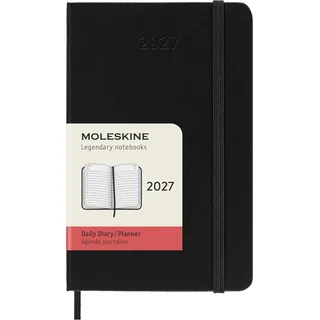 Moleskine Tageskalender 2027 Schwarz