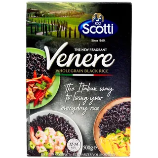 Scotti Schwarzer Vollkornreis Riso Nero Venere 500 g