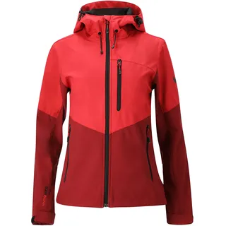 WHISTLER Damen Damen Softshelljacke Rosea I Wasserfeste Funktionsjacke für Outdoor-Aktivitäten, winddicht und atmungsaktiv 4223 Rococco Red 42