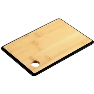 KESPER | Schneidbrett, Material: Bambus, Maße: 23 x 15 x 1 cm, Farbe: Braun, Schwarz | 58260