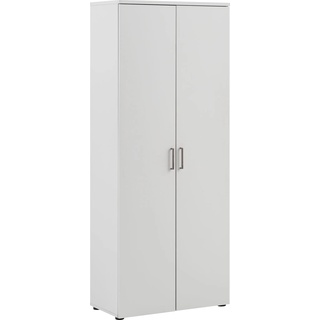 MÖBELPARTNER Aktenschrank grau 4 Fachböden 80,2 x 41,0 x 199,7 cm