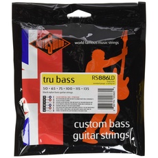 Rotosound Saiten für E-Bass TRU BASS NYLON FLATWOUND 6-str. RS886LDNYLON FW LONG Standard 50-135