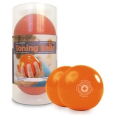 Scott Pilates Toning-Bälle, 2er-Pack Orange orange 1 LB