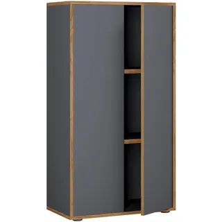 VCM Salia Aktenschrank 60 x 110 x 33 cm schwarz