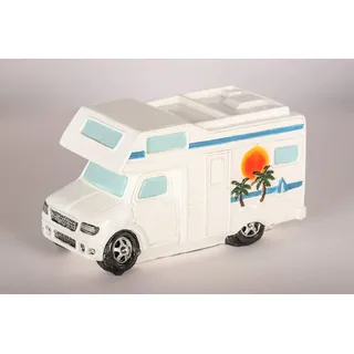 Spardose, Wohnmobil, Campingkasse, Reiselustig, Hochzeitskasse mit Gummipfropfen