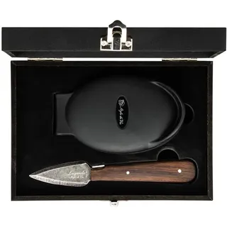 Laguiole Style de Vie Austernmesser Luxury Line, Wenge holz, mit Austernhalter