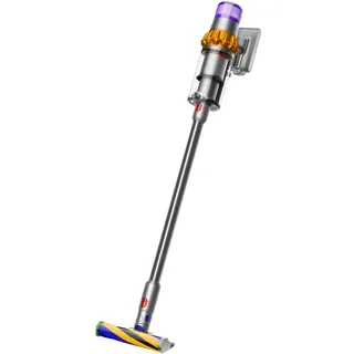 Dyson V15 Detect Absolute, 2-in-1 stick vacuum, Beutellos, Nickel, Edelstahl, Gelb, Rechteckig, Trocken, Multizyklonisch - Silber, Gelb