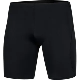 Aqua Speed Badehose eng Herren + gratis eBook | knielange Schwimmhosen | Mens UV Swimwear Jammer | Moderne Badebekleidung Schwarz | Gr. M | Blake