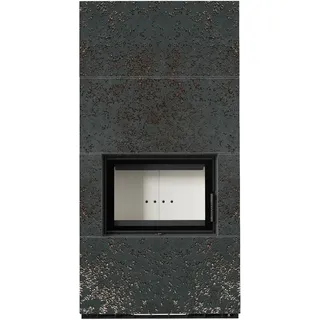 Kaminbausatz KRATKI FLOKI BOX 8 kW Ø 160 Quarzsinter OXIDE NERO