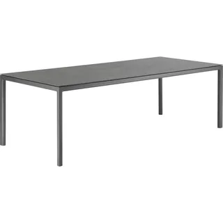 Solpuri Soft Diningtisch 200 x 100 x 75 cm Grau/Weiß