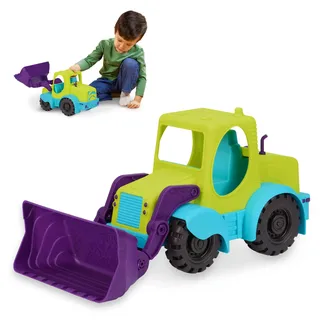 B. toys - Loadie Loader - Grün & Lila - Front-End-Lader - Spielzeug-LKW - Fahrzeuge für Kleinkinder, Kinder - Bewegliche Teile - 18 Monate +