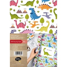 Bild Geschenkpapier-Set für Kinder: Dinosaurier