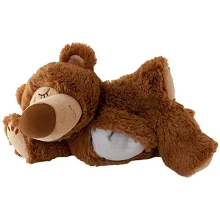 Warmies Beddy Bear Wärmekuscheltier Sleepy Bear braun II Körnerkissen Wärmekisse