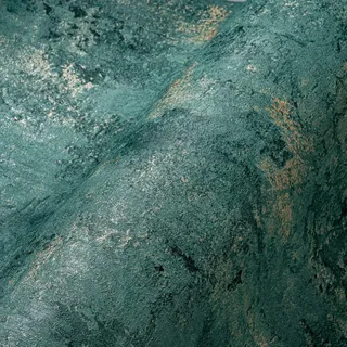 A.S. Création Vliestapete Uni Betonoptik Grün Gold