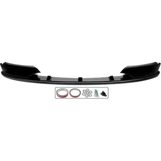 Front Splitter Spoiler Lip, Hochwertiger ABS-Kunststoff, Einfache Installation, glänzendes Schwarz