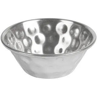 12 Stück – gehämmerte Ramequins 'Artinox', 45 ml, Ø 6,4 x 2,5 cm, Silber, Edelstahl