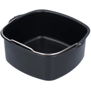 Watris Veiyi Kuchenfass, Heißluftfritteuse Zubehör, 7cm/2.8in | Kuchenform Backformen Kuchenform Eckig, Ersatz für HD9925 HD9860 HD9905, 6.9x6.5x2.8in