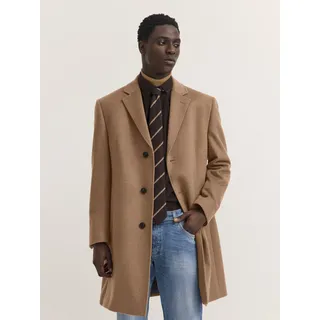 bugatti Kurzmantel "Modern Fit" Modern Fit Woll-Kaschmir Reverskragen, 70, cognac