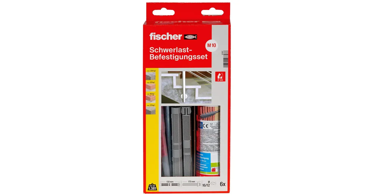 Fischer Schwerlast Befestigungsset 300 T SBS Set M10 Juuhu at fischer-schwerlast-befestigungsset-300-t-sbs-set-m10-juuhu-at