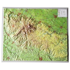 Reliefkarte Harz 1 : 200.000