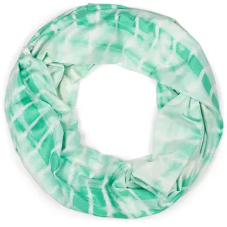Stylebreaker "Loop Schal Batik Streifen", 1 Stk., mint, weiß),