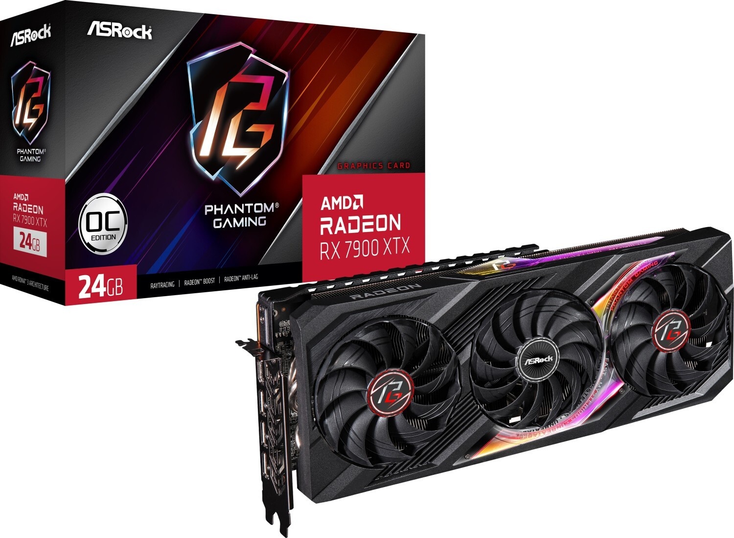 Bild von Radeon RX 7900 XT Phantom Gaming OC 20GO 20 GB GDDR6 90-GA3XZZ-00UANF