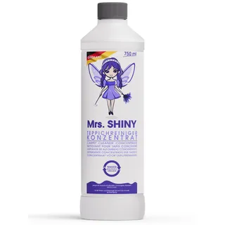 MRS. SHINY® Teppichreiniger Konzentrat 1:30 [750ML] Konzentrat für Sofa, Matratzen, Teppiche, Fußmatten & Fahrzeugsitze - Teppichreinigungsmittel - Tiefenreinigung - Faserschonend - Made in Germany