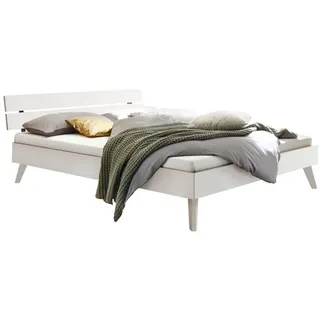 Hasena Bett , Weiß , Holzwerkstoff , 100x200 cm , Über- und Sondergrößen erhältlich, in verschiedenen Holzarten erhältlich, in verschiedenen Größen erhältlich , Schlafzimmer, Komplette Schlafzimmer und Serien, Schlafzimmerserien