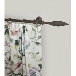 GARESA »ESPERANCA« braun (rost), L:100cm Ø:16mm, Metall, Gardinenstangen, Gardinenstange, rustikale Vorhanggarnitur, verlängerbar, Eisen, mit Ringe,