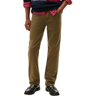 Tommy Hilfiger Herren Jeans Hose Denton Straight Fit, Grün (Army Green), 30W/35L